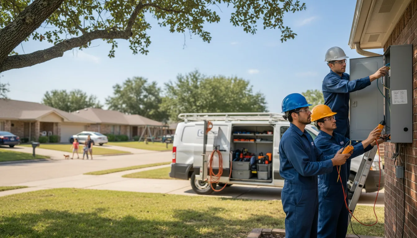 Certified electrician providing emergency electrical services in Andalusia, IL